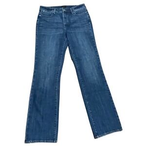 Talbots Women's 6 Barely Boot Jean Loire Medium Wash Blue Stretch Denim NWOT